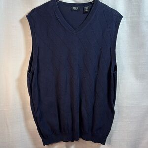 IZOD GOLF Blue Sweater Vest